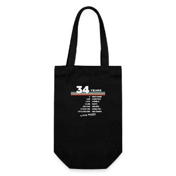 34ème Anniversaire Millésime 34 ans Rétro 408 - Sac à bouteille - noir - Devant