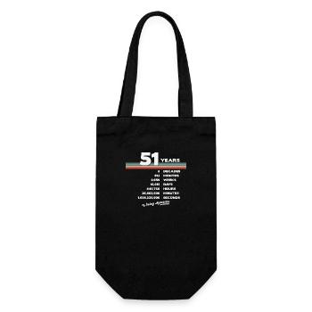 51ème Anniversaire Millésime 51 ans Rétro 612 - Sac à bouteille - noir - Devant