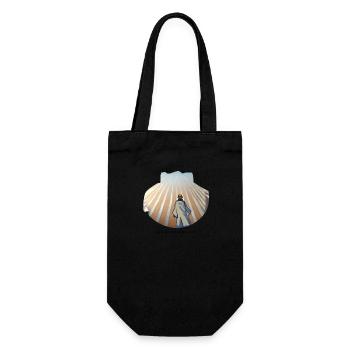 Camino De Santiago - Jakobsweg - Geschenkbeutel für Flaschen - Schwarz - Vorne