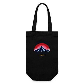 Mountain Explorer 1974 - Geschenkbeutel für Flaschen - Schwarz - Vorne