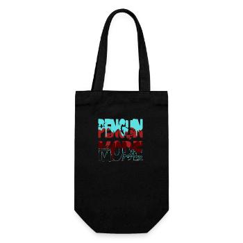 funny statement fun birthday present idea bday - Geschenkbeutel für Flaschen - Schwarz - Vorne