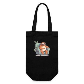 Sloth - Gift Bag for Bottles - black - Front