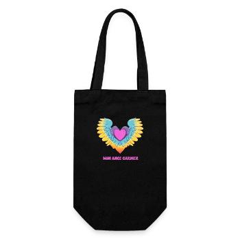 Mon ange gardien - Sac à bouteille - noir - Devant