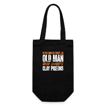 Shooting Skeet Clay Pigeon Shooting - Gift Bag for Bottles - black - Front