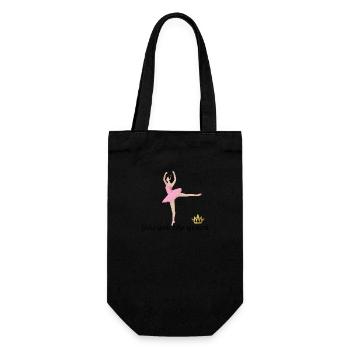 Dancing Dance Music - Geschenkbeutel für Flaschen - Schwarz - Vorne