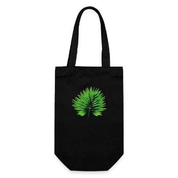 La feuille de palmier - Sac à bouteille - noir - Devant