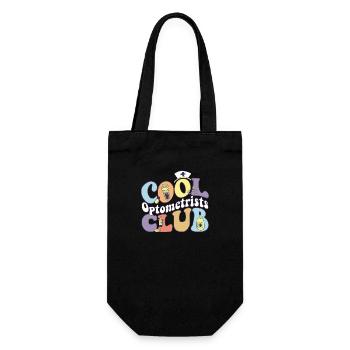 Cool Optometrists Club Eye Doctor Ophthalmologist - Geschenkbeutel für Flaschen - Schwarz - Vorne