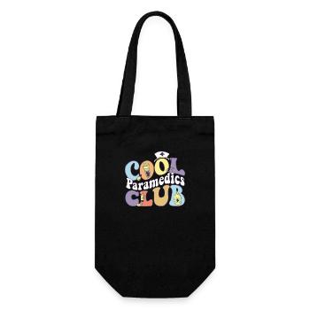 Cool Paramedics Club EMT Squad Medical Assistant - Geschenkbeutel für Flaschen - Schwarz - Vorne