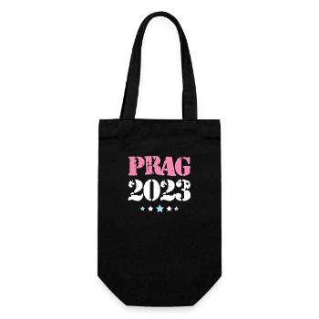 Prague 2023 - Gift Bag for Bottles - black - Front
