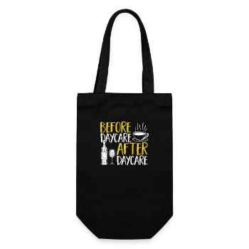 Childcare Teacher Educator - Gift Bag for Bottles - black - Front