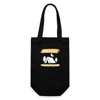 Camping Cadeau Tentes Caravane Camp Camping-car - Sac à bouteille - noir - Devant