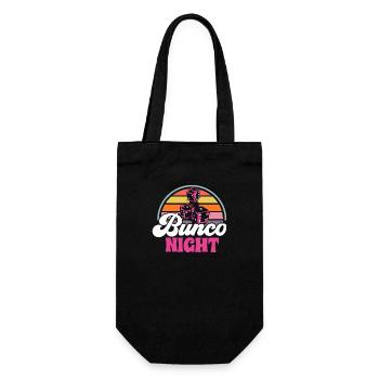 Bunco Dice Game - Gift Bag for Bottles - black - Front