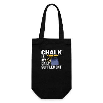 Escalade Alpinisme Salle d’escalade « kalk » - Sac à bouteille - noir - Devant