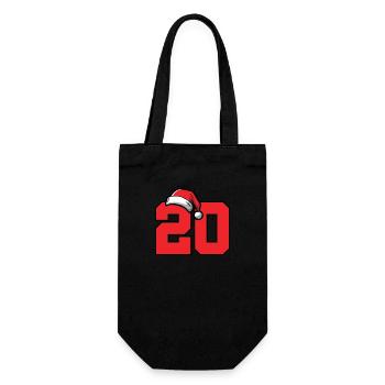 20 Numéro Noël - Sac à bouteille - noir - Devant