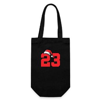 23 Numéro Noël - Sac à bouteille - noir - Devant