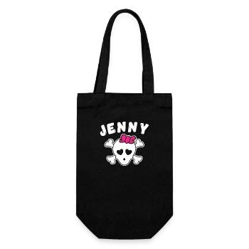 Pirate Jenny Design for Girls and Women - Gift Bag for Bottles - black - Front