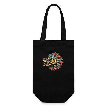 Quetzalcoatl Aztec Feathered Serpent God - Gift Bag for Bottles - black - Front
