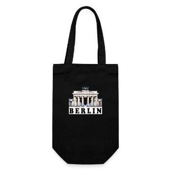 Berlin, a city with a history and a future - Gift Bag for Bottles - black - Front