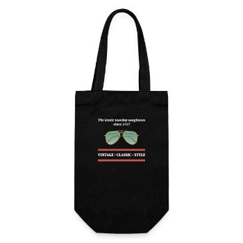 Vintage 3 Graphics - Gift Bag for Bottles - black - Front
