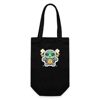 Turtle Lover - Gift Bag for Bottles - black - Front