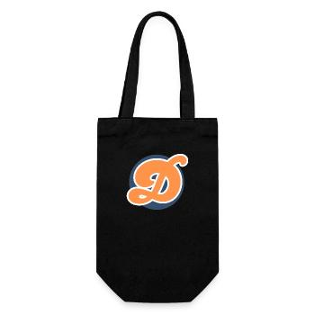 Lettre d orange sport - Sac à bouteille - noir - Devant