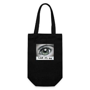 Regarde, c’est moi - Sac à bouteille - noir - Devant