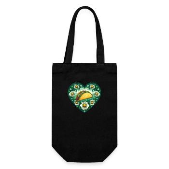 Taco Lovers - Gift Bag for Bottles - black - Front