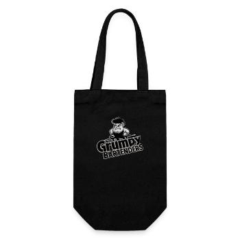 GRUMPY BARTENDERS - Gift Bag for Bottles - black - Front