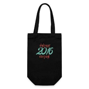 Jahrgang 2016 Ausgabe - Geschenkbeutel für Flaschen - Schwarz - Vorne