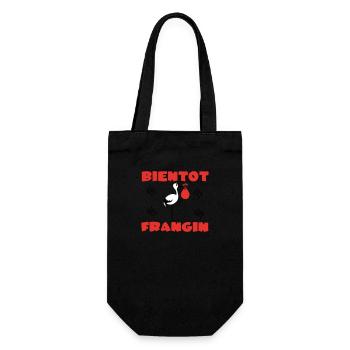 SOON BROTHER - Gift Bag for Bottles - black - Front