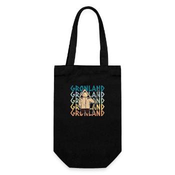 Grönland Thulemand Dänemark Inuit Religion - Geschenkbeutel für Flaschen - Schwarz - Vorne