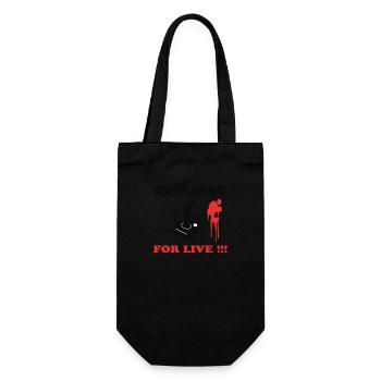 GEEK FOR LIFE - Sac à bouteille - noir - Devant