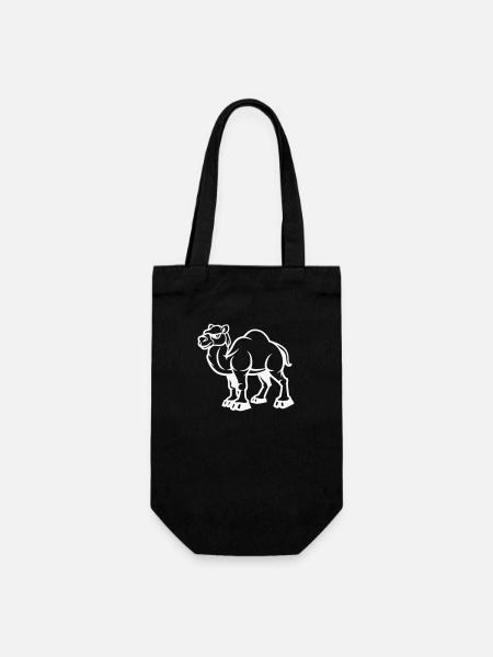 kamel - Geschenkbeutel für Flaschen - Schwarz
