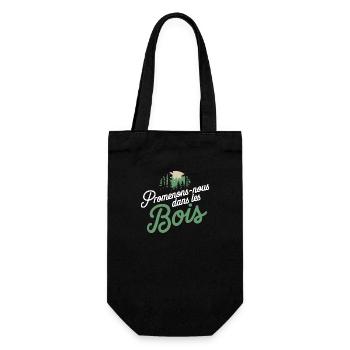 Promenons-nous dans les bois - Sac à bouteille - noir - Devant