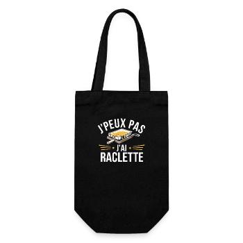 J'peux pas, j'ai raclette - Sac à bouteille - noir - Devant