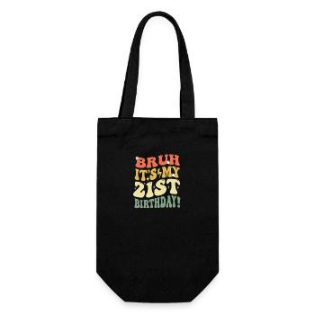 Bruh, c’est mes cadeaux d’anniversaire pour les filles et les garçons - Sac à bouteille - noir - Devant