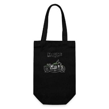 Cruiser // Custom // Motorrad - Geschenkbeutel für Flaschen - Schwarz - Vorne