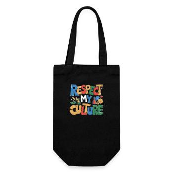 Celebrating Fermented Tea Culture - Gift Bag for Bottles - black - Front