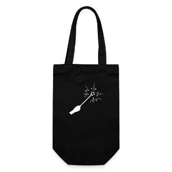 Wand - Gift Bag for Bottles - black - Front