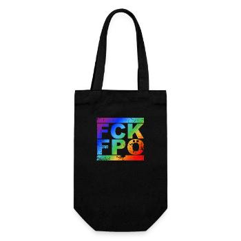 FCK FPÖ - Montrer l’exemple contre la droite - Sac à bouteille - noir - Devant