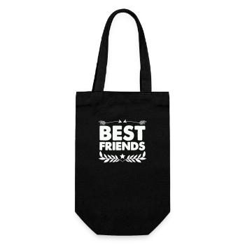 Meilleurs ami - Sac à bouteille - noir - Devant