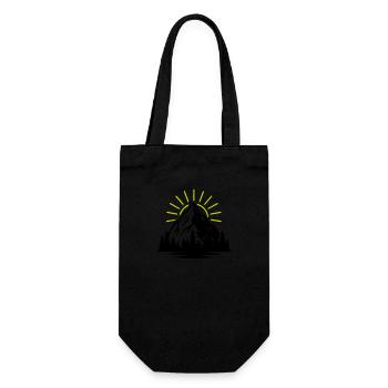 Montagne Nature Soleil - Sac à bouteille - noir - Devant