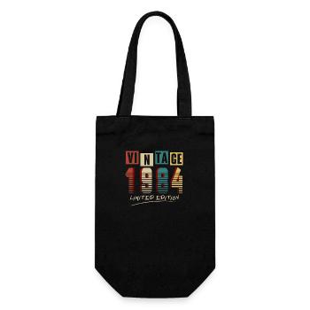 Vintage 1984: Limited Edition - 41st Anniversary. - Gift Bag for Bottles - black - Front