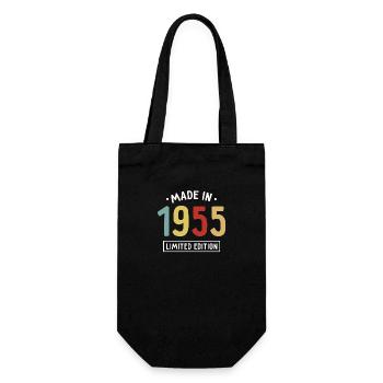 Fabriqué en 1955 - Edition limitée - Année de naissance - Sac à bouteille - noir - Devant