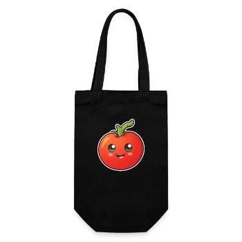 Tomato KawaiJapani Anime - Gift Bag for Bottles - black - Front