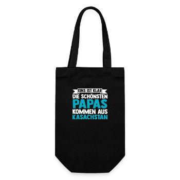 Kazakh Papa Père Fête des Pères Kazakhstan - Sac à bouteille - noir - Devant