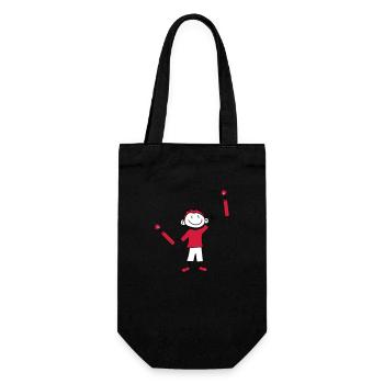 dynamit tnt nitro kuender bombe throw explosion a - Gift Bag for Bottles - black - Front