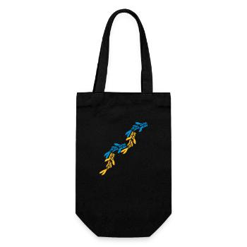 Poisson Koi coloré Nishikigoi - Sac à bouteille - noir - Devant