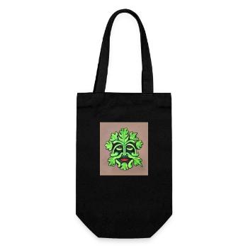 The Green Man - Gift Bag for Bottles - black - Front