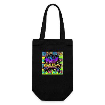 graffiti,rap,spray,skate,street,pop,art,nyc,usa, - Gift Bag for Bottles - black - Front